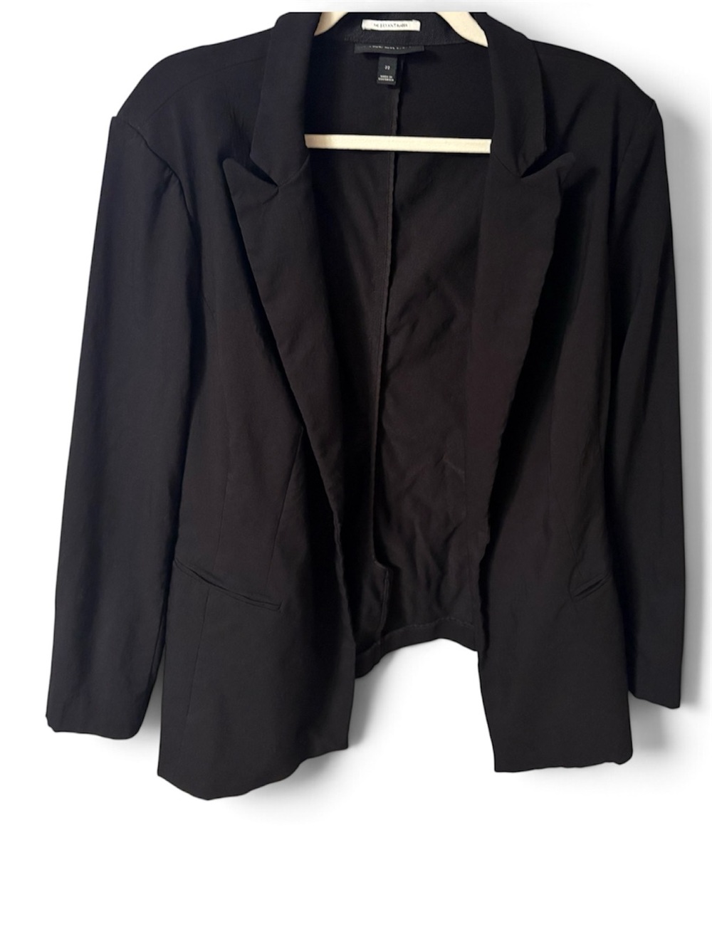 Lane Bryant The Bryant Black Blazer Plus Size Career Suit Jacket size 22